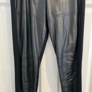 Black pleather pant